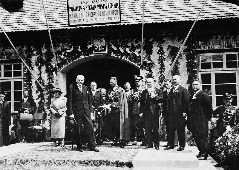 Ceremony of the opening of a primary school